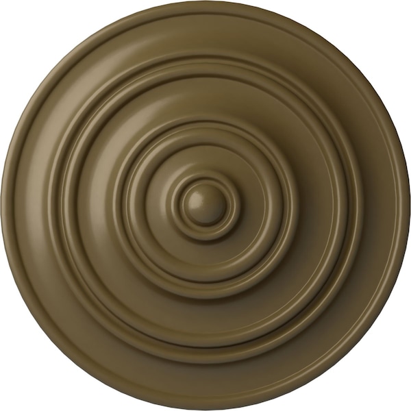 Ekena Millwork Classic Ceiling Medallion (Fits Canopies up to 4 1/8"), 13 1/4"OD x 1/2"P, Mississippi Mud CM13CLMMF - main